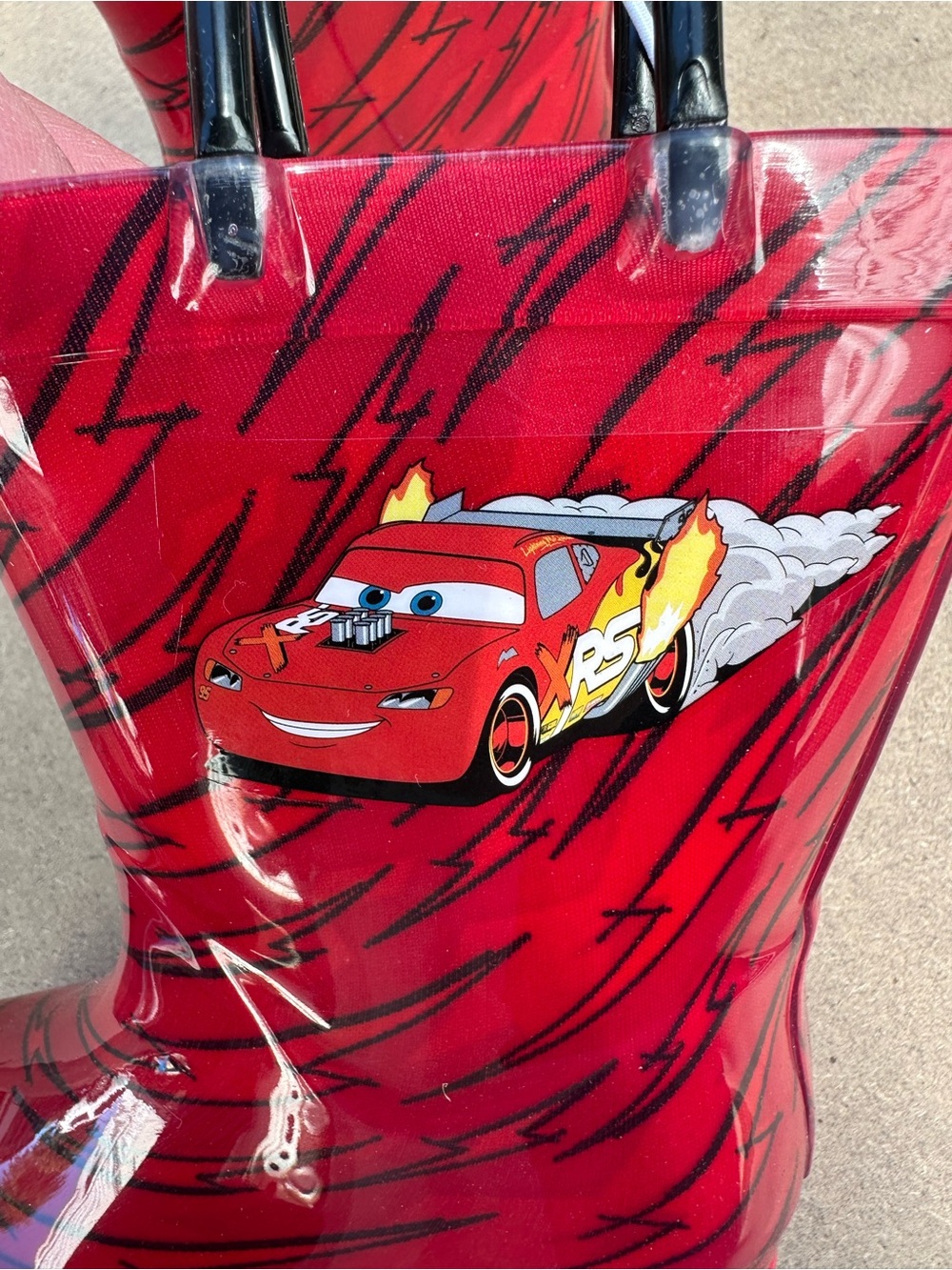 Lightning McQueen Toddler Rain Boots